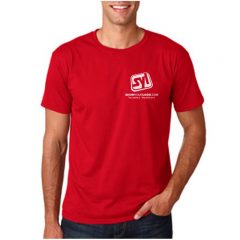 Gildan SoftStyle Custom Printed T-shirts - Cherry Red