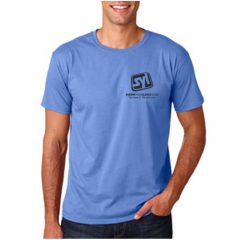 Gildan SoftStyle Custom Printed T-shirts - Ciel Blue