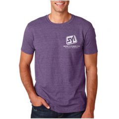 Gildan SoftStyle Custom Printed T-shirts - Heather Purple