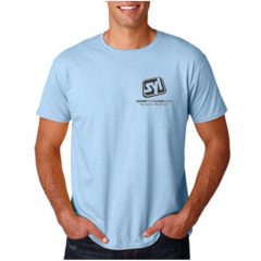 Gildan SoftStyle Custom Printed T-shirts - Light Blue