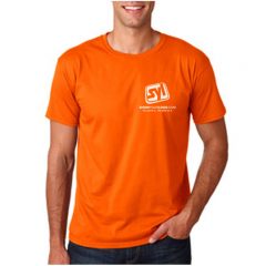Gildan SoftStyle Custom Printed T-shirts - Orange