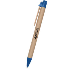 Eco-Inspired Pen - 665_BLU_Padprint