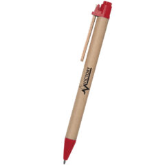 Eco-Inspired Pen - 665_RED_Padprint