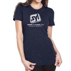 Ladies’ Next Level Crew T-Shirt - Vintage Navy