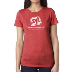Ladies’ Next Level Crew T-Shirt - Vintage Red