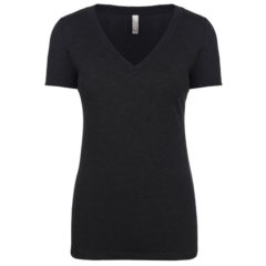 Next Level Women’s Triblend Short Sleeve Deep V-Neck T-Shirt - 6740_of1_98_vp