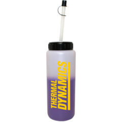 Mood Sports Bottle with Flexible Straw – 32 oz - 67550-frosted-to-purple_1