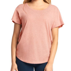Ladies’ Next Level Dolman Shirt - 6760_ce_pjpg desert pink