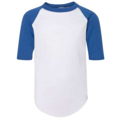 Youth Augusta Sportswear Three-Quarter Sleeve Baseball Jersey - 68775_f_fm
