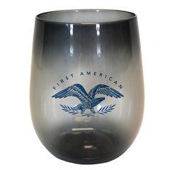 Plastic Stemless Wine Glass – 12 oz - 69000-smoke_1