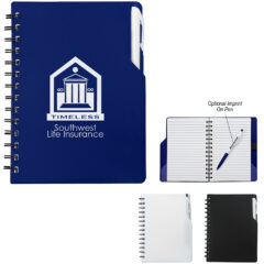 Spiral Notebook with Pen - 6927_group