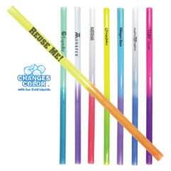 Mood Straw with Custom Imprint - 70010-yellow-to-green_4
