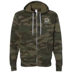 Independent Trading Co.–Unisex Lightweight Full-Zip Hooded Sweatshirt - 70010_f_fl