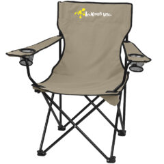Folding Chair with Carrying Bag - 7050_KHK_Back_Optional_Colorbrite