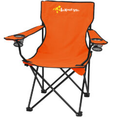 Folding Chair with Carrying Bag - 7050_ORN_Colorbrite