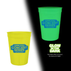 Nite-Glow Stadium Cup – 12 oz - 70512-neon-yellow