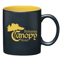 Aztec Mug – 11 oz - 7156_BLKYEL_Ceramic