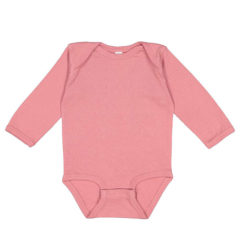 Rabbit Skins Infant Long Sleeve Baby Rib Bodysuit - 72115_f_fl