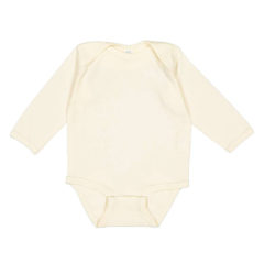 Rabbit Skins Infant Long Sleeve Baby Rib Bodysuit - 72116_f_fl