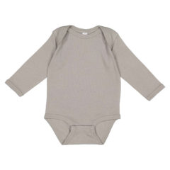 Rabbit Skins Infant Long Sleeve Baby Rib Bodysuit - 72117_f_fl