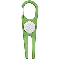 Aluminum Divot Tool With Ball Marker - 7267_GRN_Laser