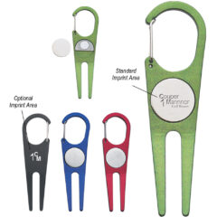 Aluminum Divot Tool With Ball Marker - 7267_group