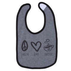 Rabbit Skins Infant Contrast Trim Premium Jersey Bib - 75435_fl
