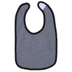 Rabbit Skins Infant Contrast Trim Premium Jersey Bib - 75435_fm