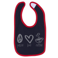 Rabbit Skins Infant Contrast Trim Premium Jersey Bib - 75441_fl