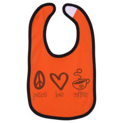 Rabbit Skins Infant Contrast Trim Premium Jersey Bib - 75442_fl