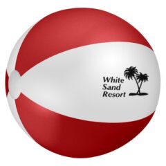 Beach Ball – 24″ - 754_WHTRED_Silkscreen