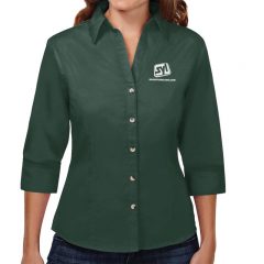 Ladies’ Affinity Dress Shirt - Forest Green