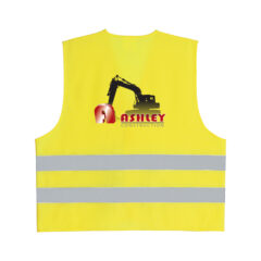 Reflective Safety Vest - 7720_YEL_Vest_Back_Optional_Colorbrite