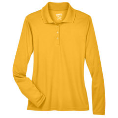 Core 365 Ladies’ Pinnacle Performance Long Sleeve Piqué Polo - 78192_3z_z_FF