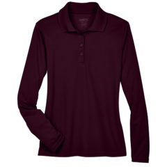 Core 365 Ladies’ Pinnacle Performance Long Sleeve Piqué Polo - 78192_60_z_FF