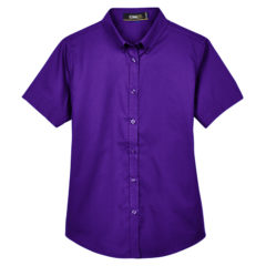 Core 365 Ladies’ Optimum Short Sleeve Twill Shirt - 78194_3i_z_FF