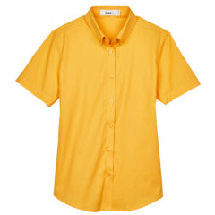 Core 365 Ladies’ Optimum Short Sleeve Twill Shirt - 78194_3z_z_FF