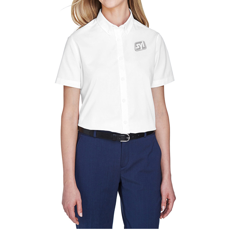 Core 365 Ladies’ Optimum Short Sleeve Twill Shirt - 78194_9i_z