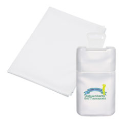 Cooling Towel in Plastic Case - 7855_WHT_Digibrite