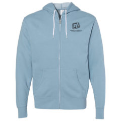 Independent Trading Co.–Unisex Lightweight Full-Zip Hooded Sweatshirt - 79555_f_fl