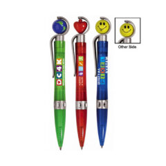 Spinner Pen - 80-16500-transparent-red-with-heart