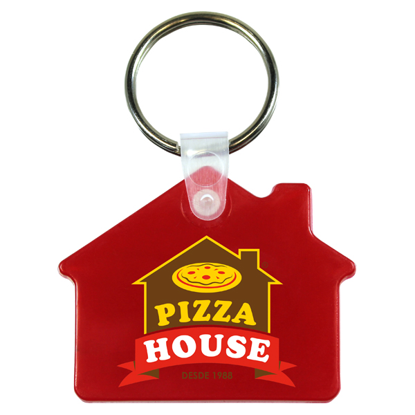 House Key Fob - 80-27065-translucent-red_1