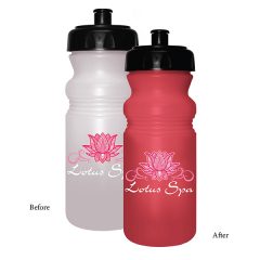 Sun Fun Cycle Bottle – BPA Free – 20 oz - 80-67220-frosted-to-red_1