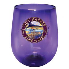 Plastic Stemless Wine Glass – 12 oz - 80-69000-purple_1