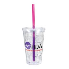 Victory Acrylic Tumbler with Mood Straw – 16 oz - 80-74116-clear_15