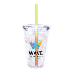 Victory Acrylic Tumbler with Mood Straw – 16 oz - 80-74116-clear_17