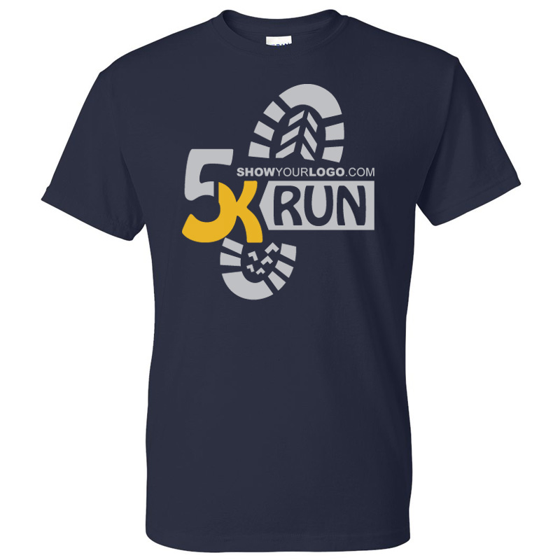 Gildan Ultra Blend 50/50 Screen Printed T-shirts - Navy