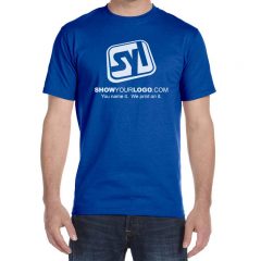 Gildan Ultra Blend 50/50 Screen Printed T-shirts - Royal