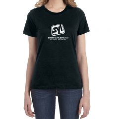 Ladies’ Anvil Lightweight T-Shirt - Black