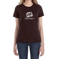 Ladies’ Anvil Lightweight T-Shirt - Chocolate